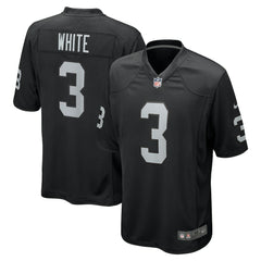 Zamir White Las Vegas Raiders Team Game Jersey - Black Jerseys