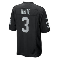Zamir White Las Vegas Raiders Team Game Jersey - Black Jerseys