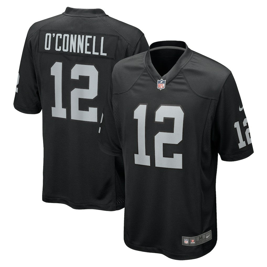 Aidan O'Connell Las Vegas Raiders Team Game Jersey - Black Jerseys