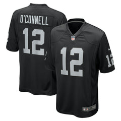 Aidan O'Connell Las Vegas Raiders Team Game Jersey - Black Jerseys