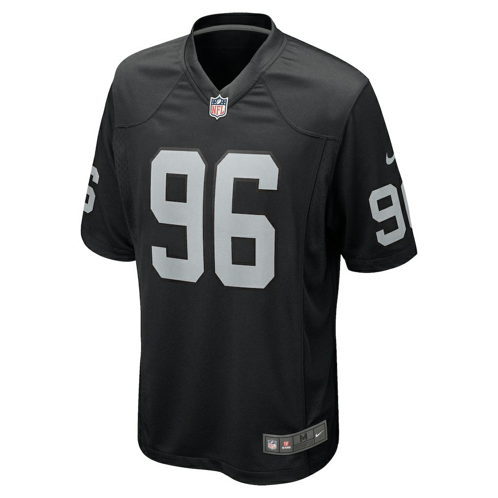 Jonah Laulu Las Vegas Raiders Team Game Jersey - Black Jerseys