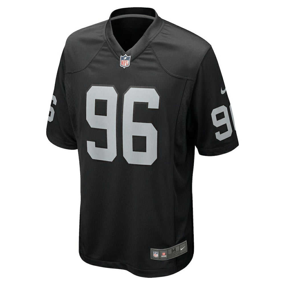 Jonah Laulu Las Vegas Raiders Team Game Jersey - Black Jerseys