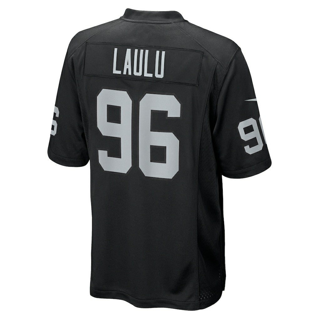 Jonah Laulu Las Vegas Raiders Team Game Jersey - Black Jerseys