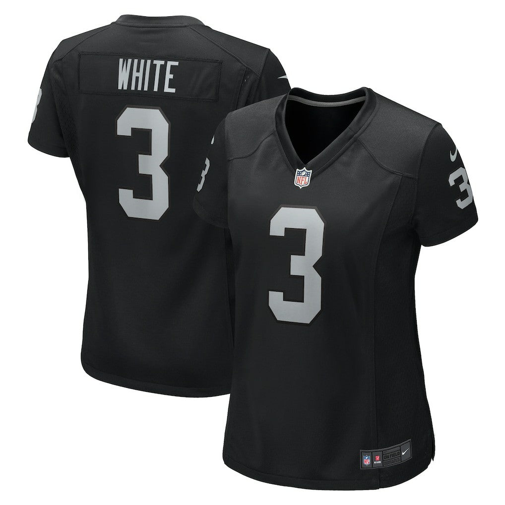 Zamir White Las Vegas Raiders Women's Game Jersey - Black Jerseys