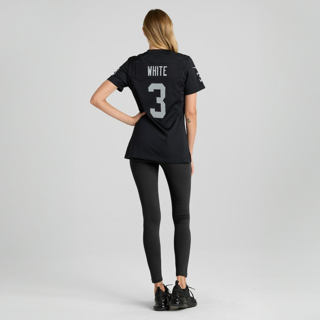 Zamir White Las Vegas Raiders Women's Game Jersey - Black Jerseys