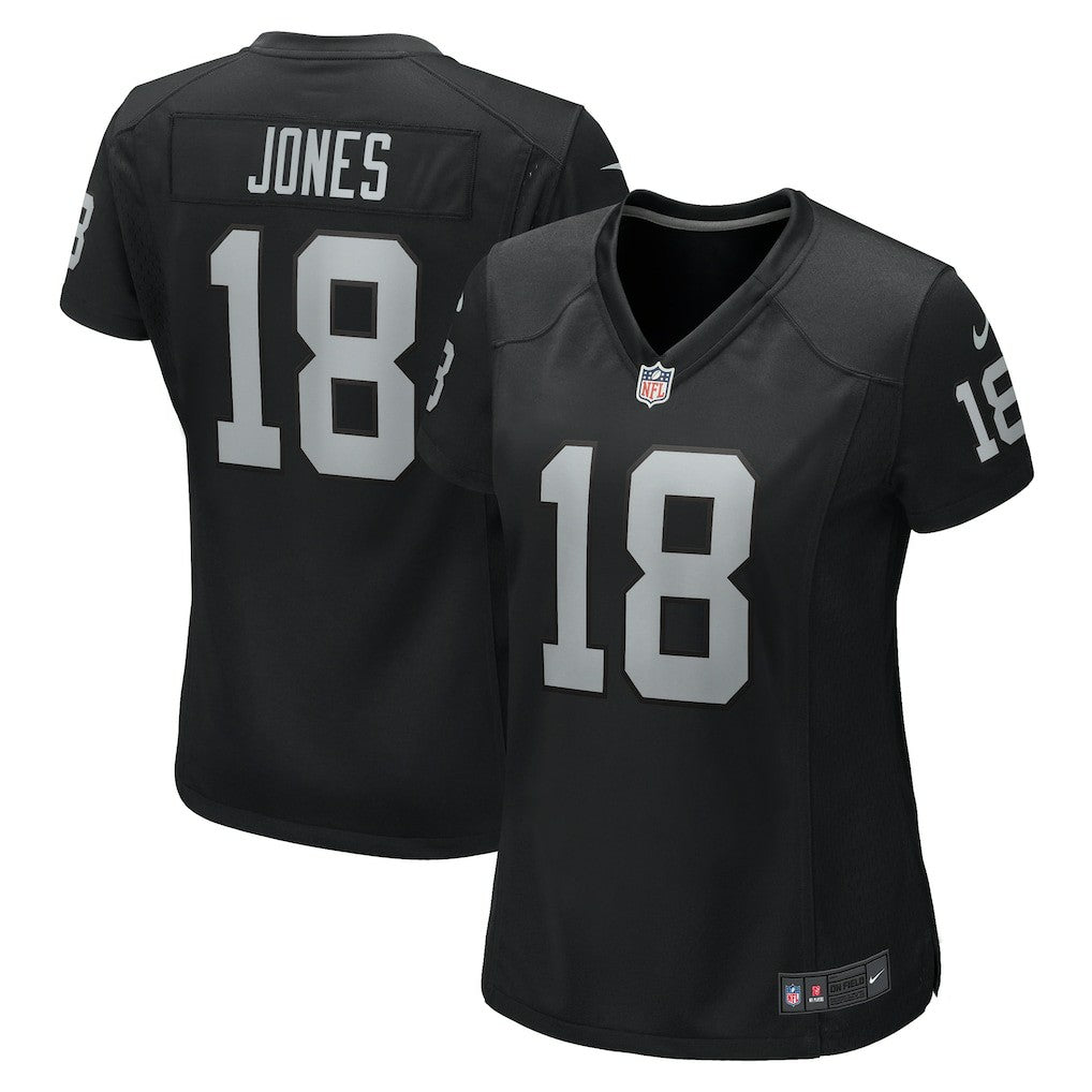 Jack Jones Las Vegas Raiders Women's Game Jersey - Black Jerseys