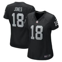 Jack Jones Las Vegas Raiders Women's Game Jersey - Black Jerseys