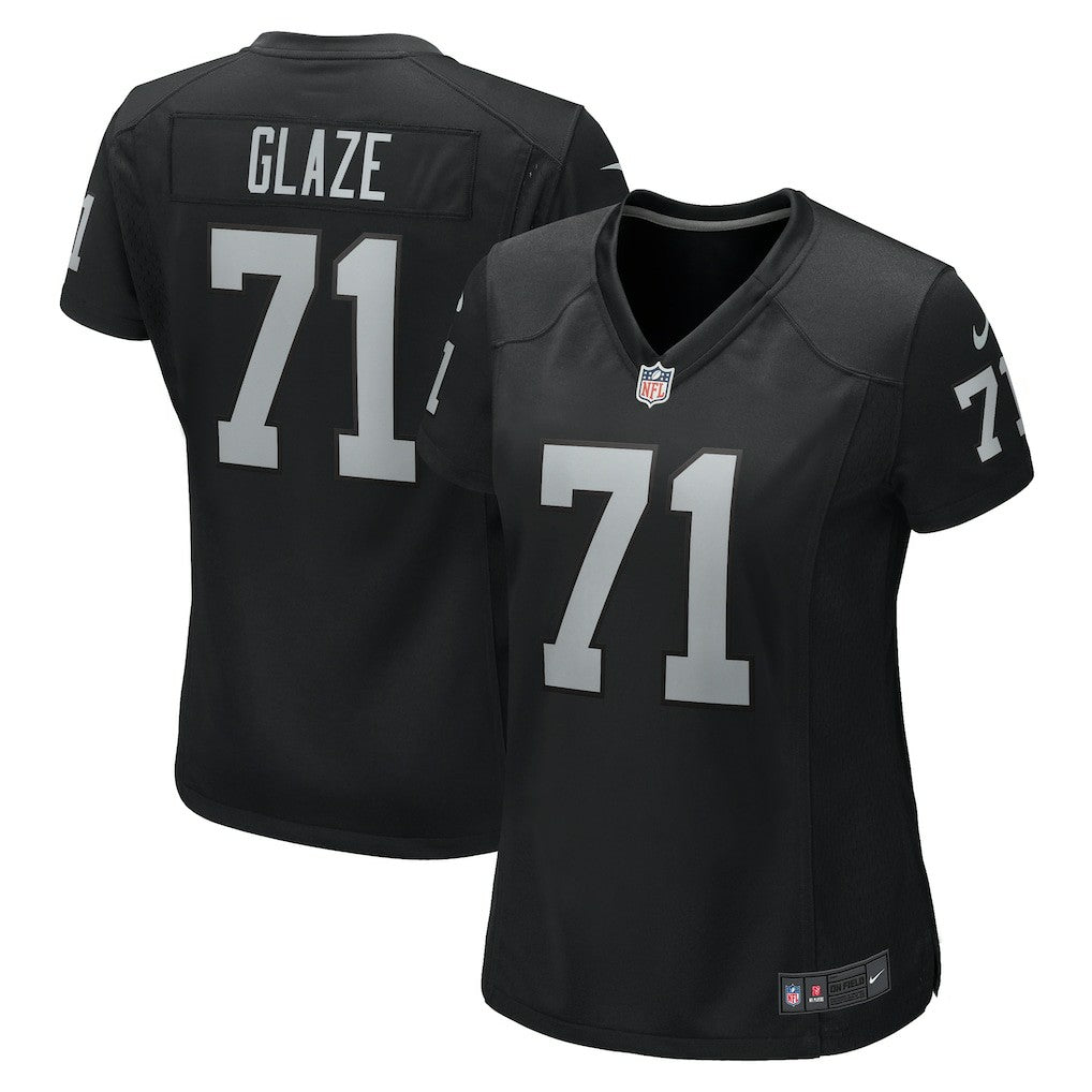 DJ Glaze Las Vegas Raiders Women's Game Jersey - Black Jerseys