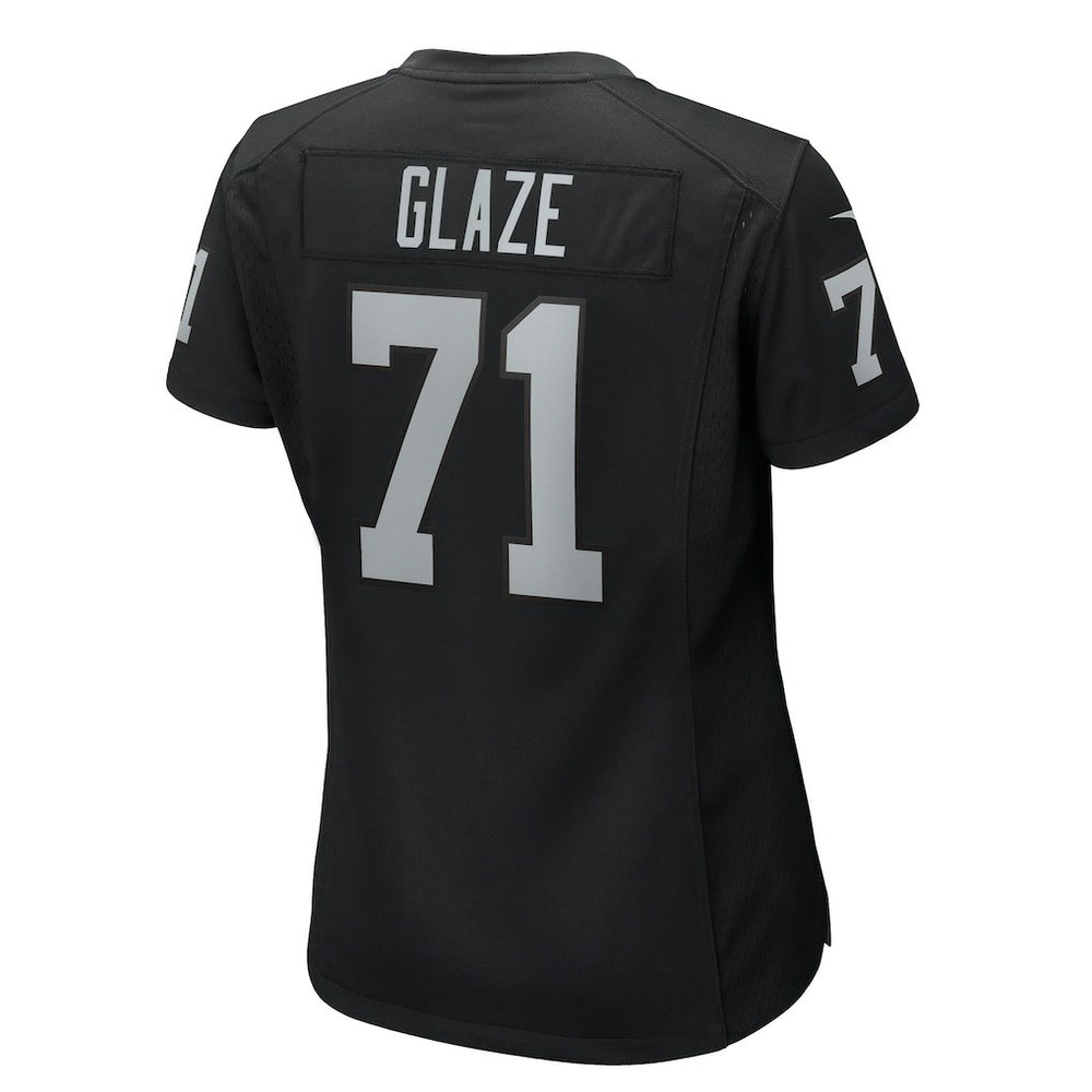 DJ Glaze Las Vegas Raiders Women's Game Jersey - Black Jerseys