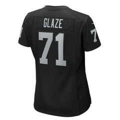 DJ Glaze Las Vegas Raiders Women's Game Jersey - Black Jerseys