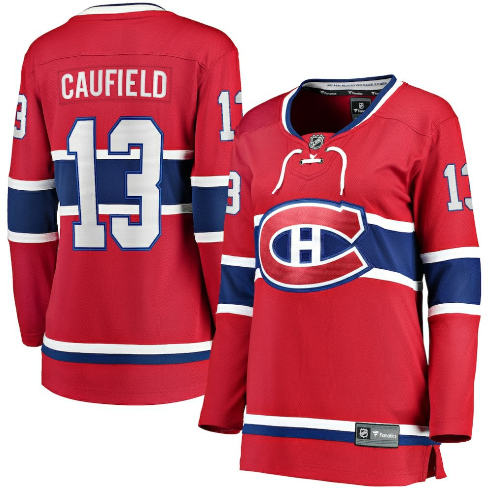 Cole Caufield Montreal Canadiens Fanatics Women's Home Premier Breakaway Player Jersey Breakaway Jersey - Red | US 202226838