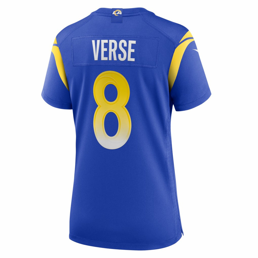 Jared Verse Los Angeles Rams Women's Team Game Jersey - Royal Jerseys