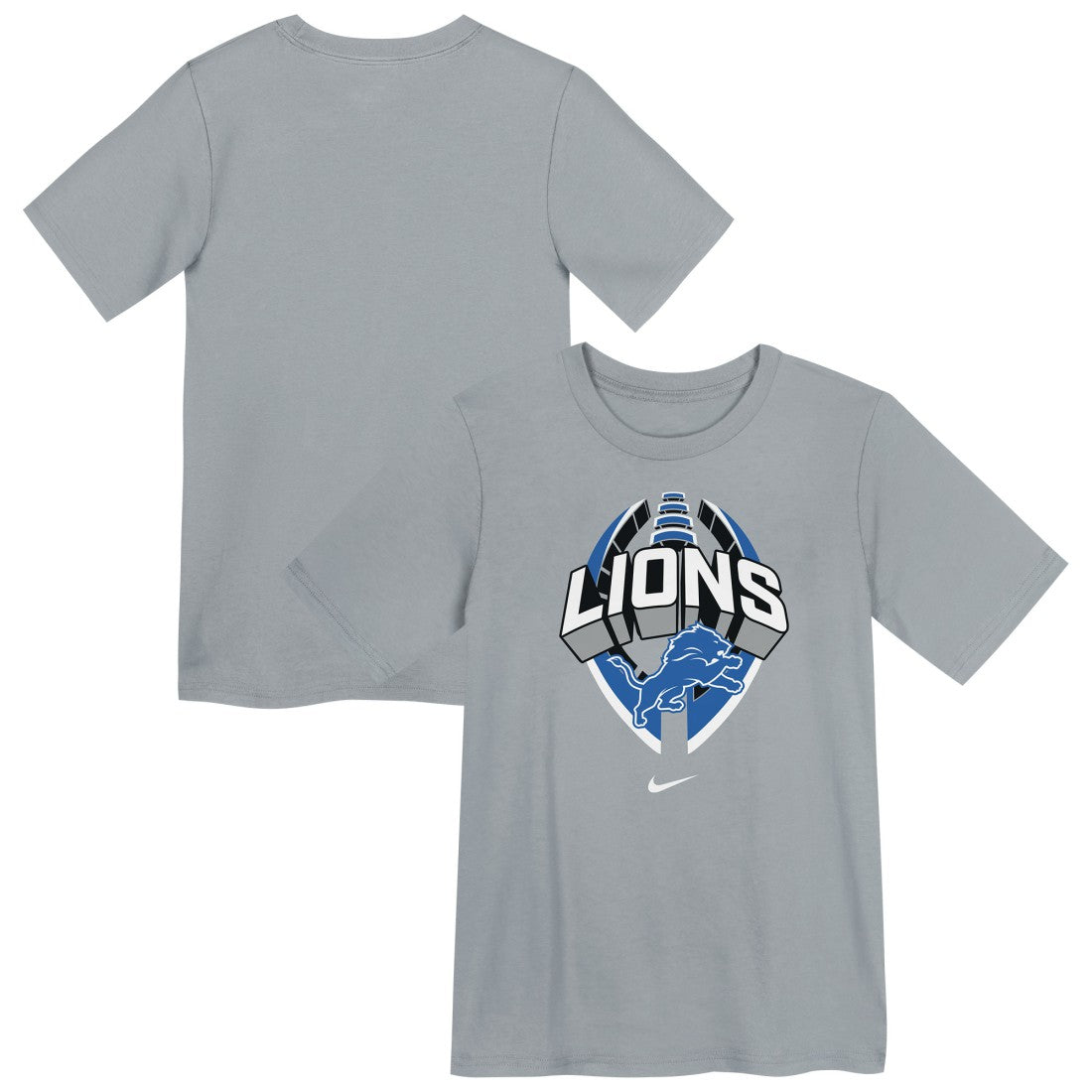 Detroit Lions Preschool Icon Legend Dri-FIT T-Shirt - Gray T-shirts