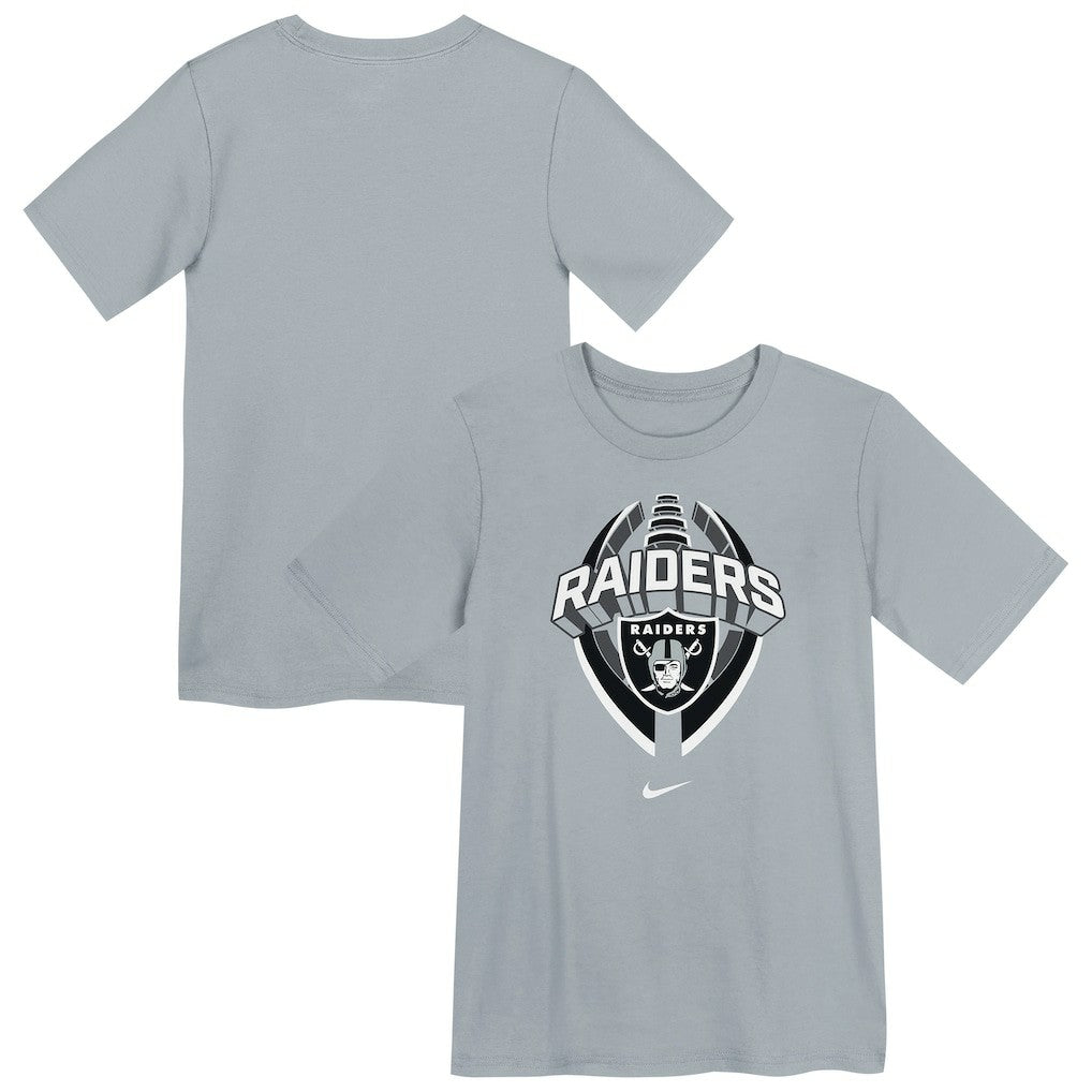 Las Vegas Raiders Preschool Icon Legend Dri-FIT T-Shirt - Gray T-shirts