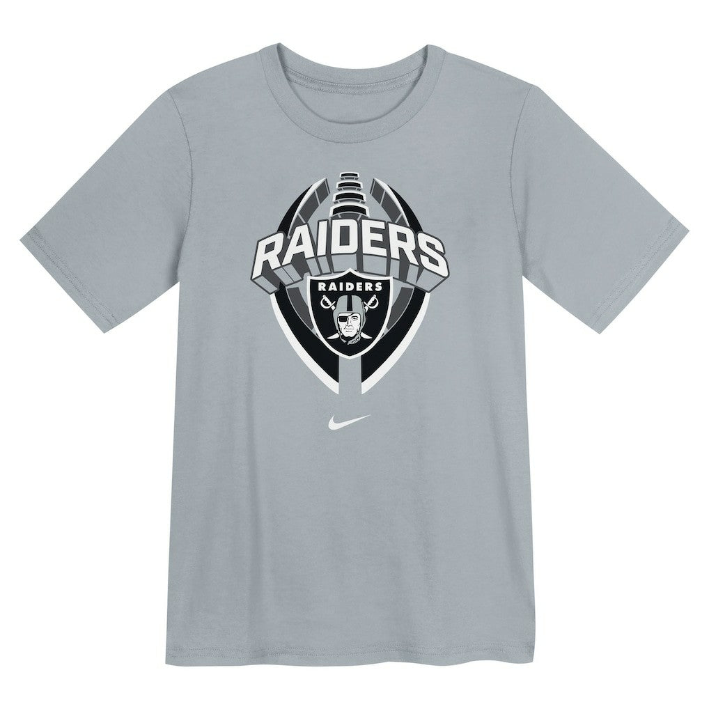 Las Vegas Raiders Preschool Icon Legend Dri-FIT T-Shirt - Gray T-shirts
