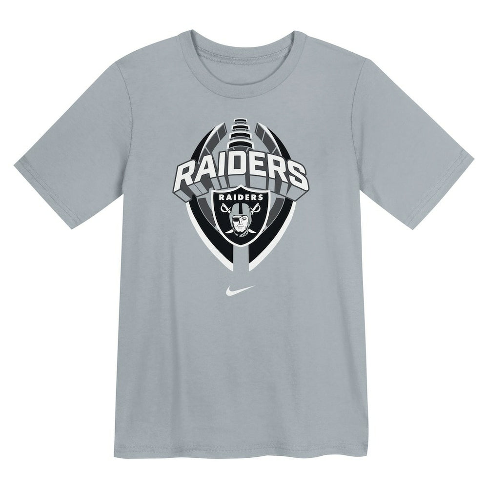 Las Vegas Raiders Preschool Icon Legend Dri-FIT T-Shirt - Gray T-shirts