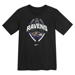 Baltimore Ravens Preschool Icon Legend Dri-FIT T-Shirt - Black T-shirts