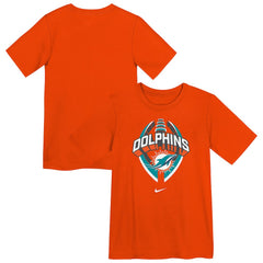 Miami Dolphins Preschool Icon Legend Dri-FIT T-Shirt - Orange T-shirts