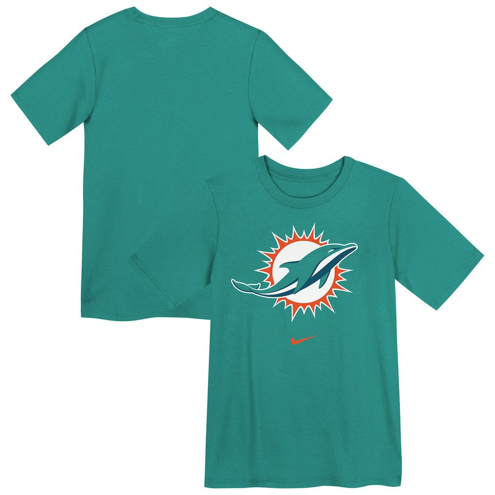 Miami Dolphins Preschool Primary Logo Legend Performance T-Shirt - Aqua T-shirts