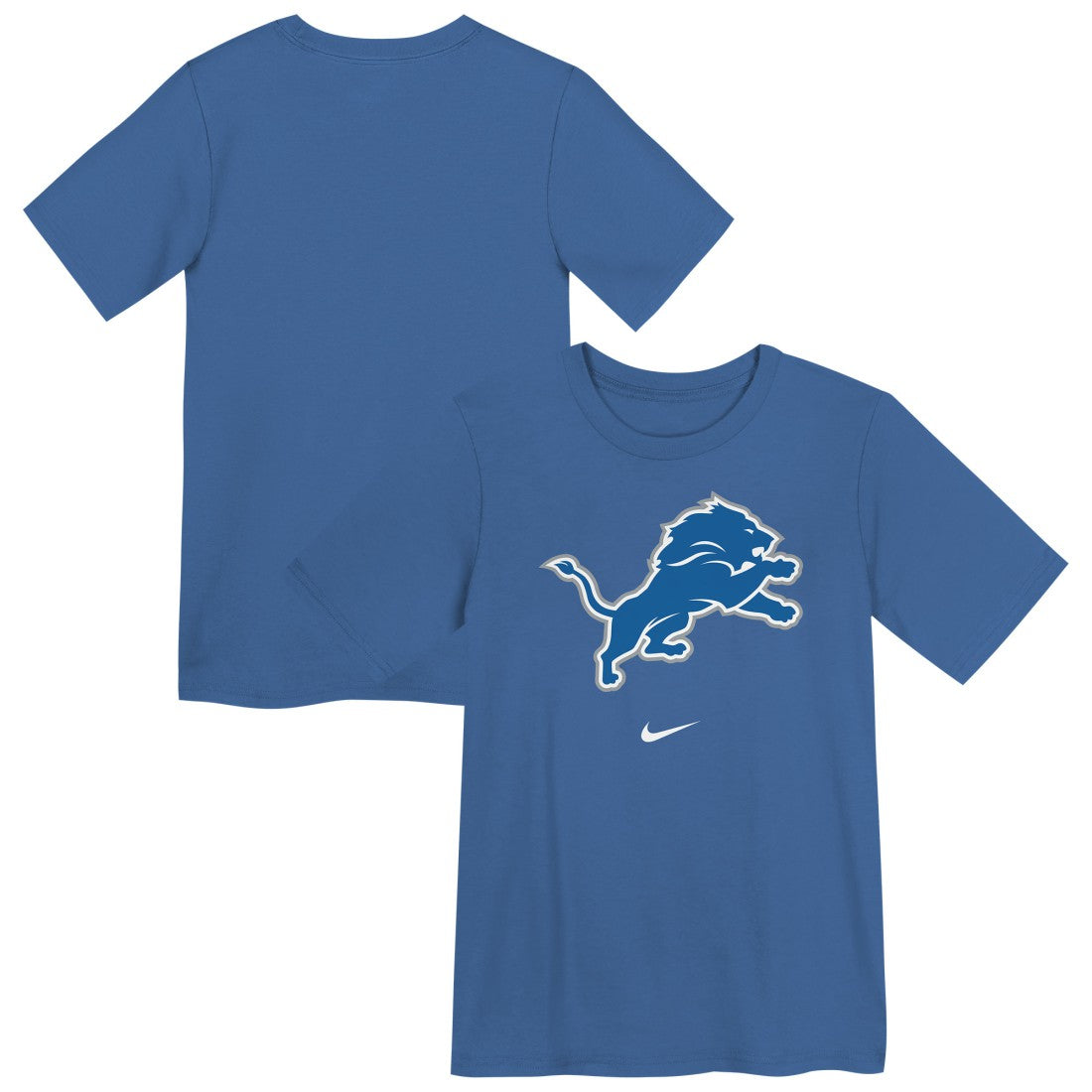 Detroit Lions Preschool Primary Logo Legend Performance T-Shirt - Blue T-shirts