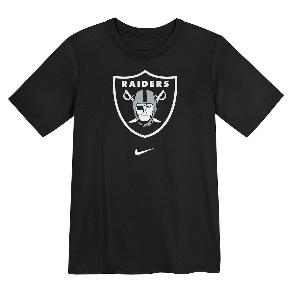 Las Vegas Raiders Preschool Primary Logo Legend Performance T-Shirt - Black T-shirts