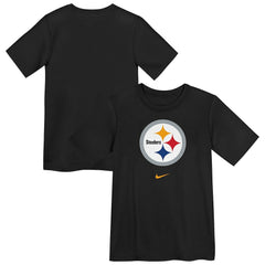 Pittsburgh Steelers Preschool Primary Logo Legend Performance T-Shirt - Black T-shirts