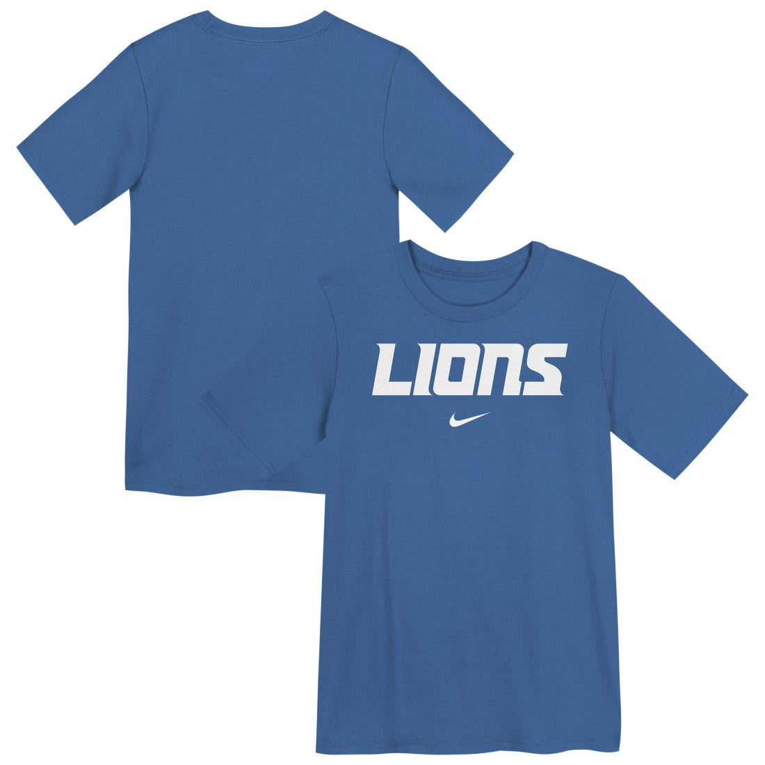 Detroit Lions Preschool Wordmark T-Shirt - Blue T-shirts