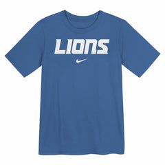 Detroit Lions Preschool Wordmark T-Shirt - Blue T-shirts