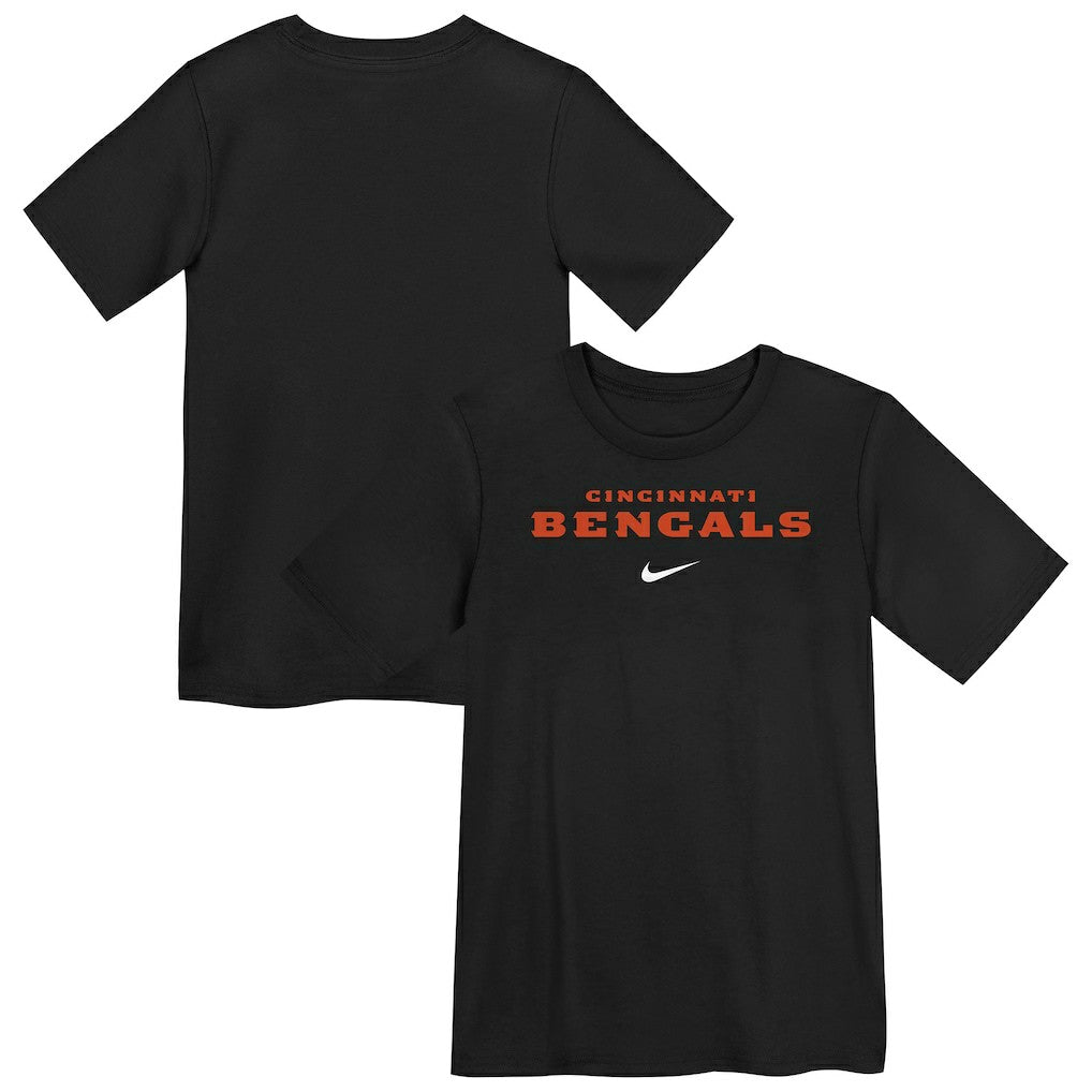 Cincinnati Bengals Preschool Wordmark T-Shirt - Black T-shirts