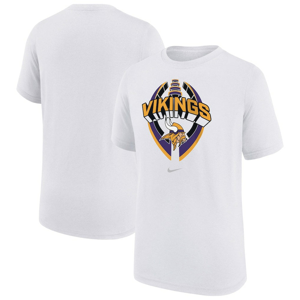 Minnesota Vikings Youth Icon Legend T-Shirt - White T-shirts