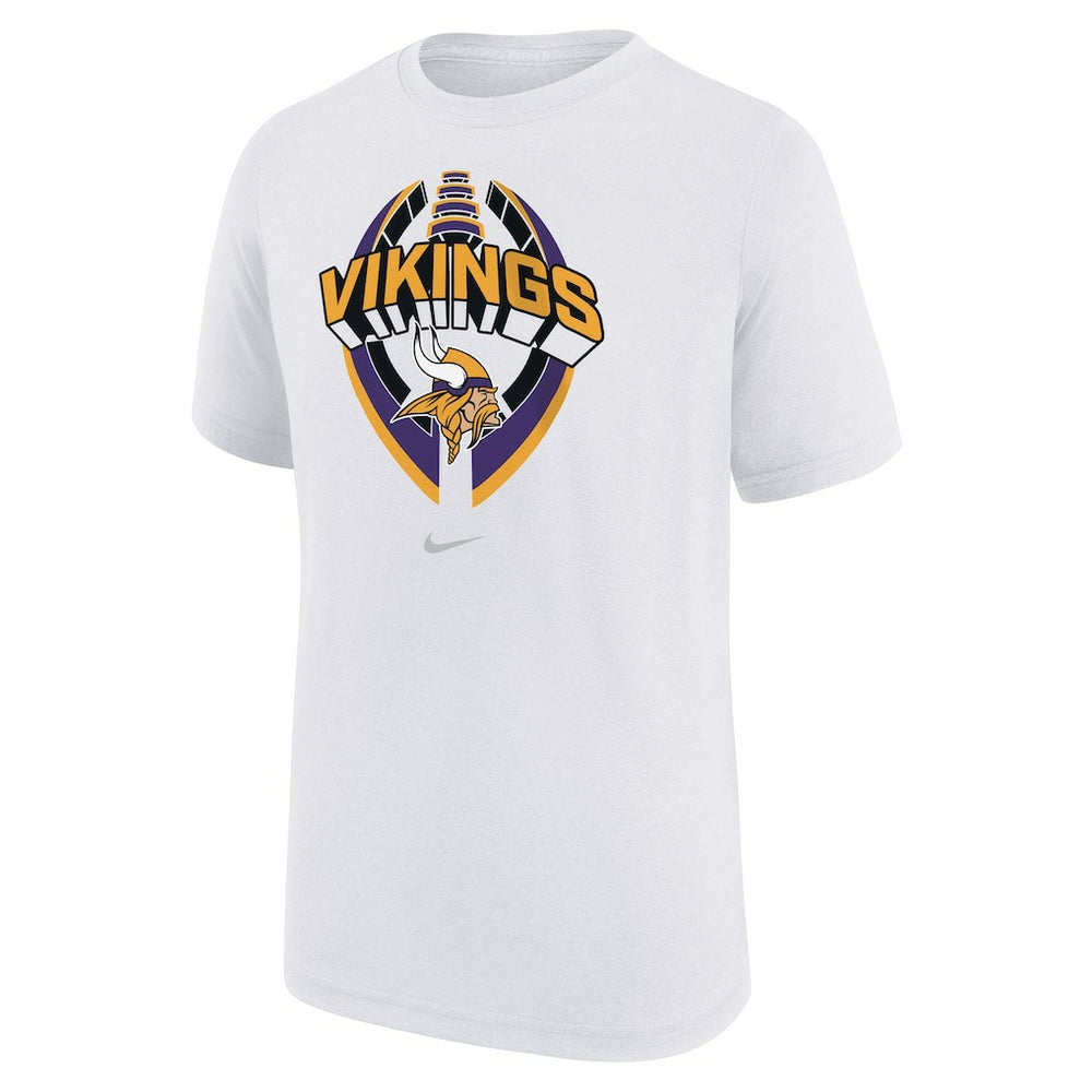 Minnesota Vikings Youth Icon Legend T-Shirt - White T-shirts