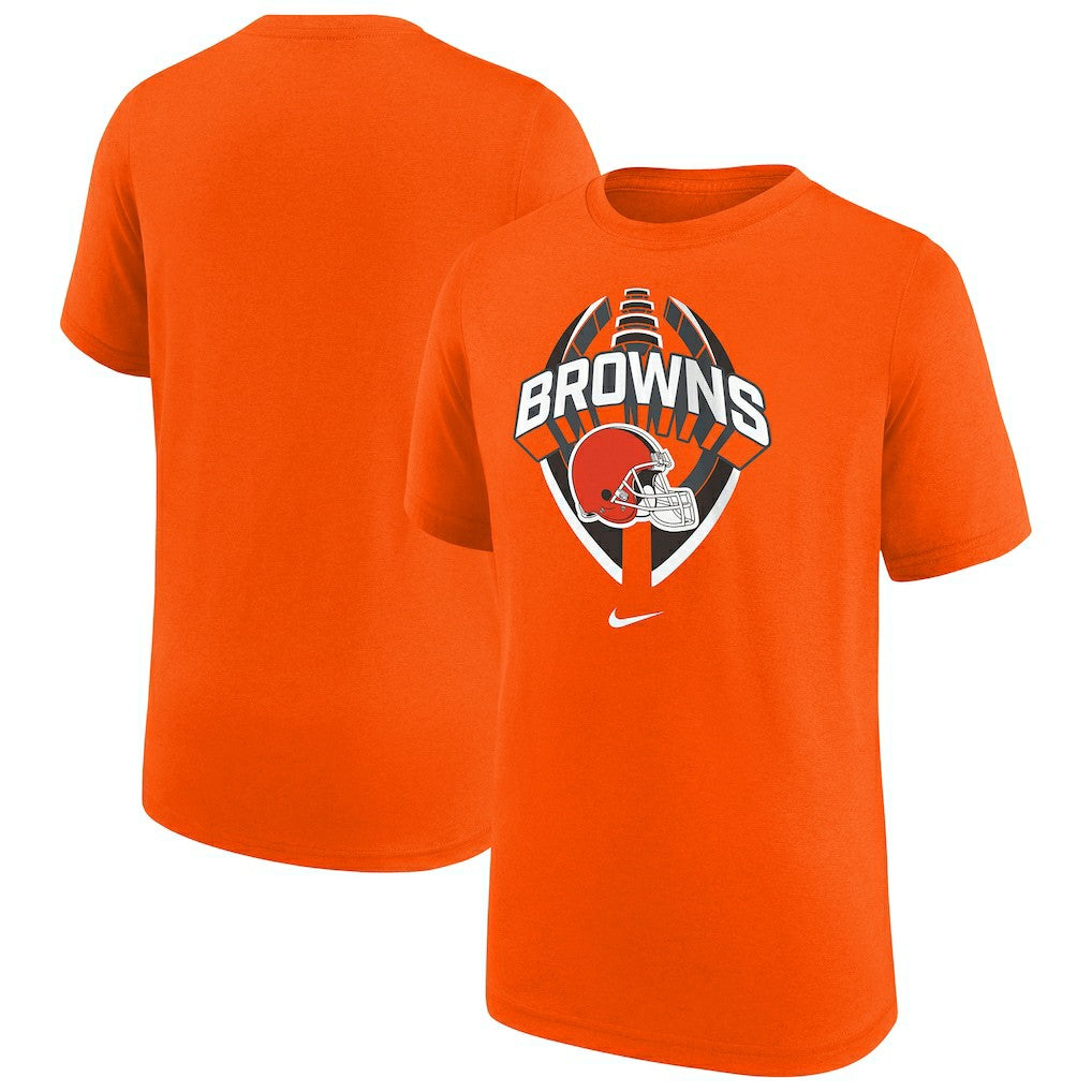 Cleveland Browns Youth Icon Legend T-Shirt - Orange T-shirts
