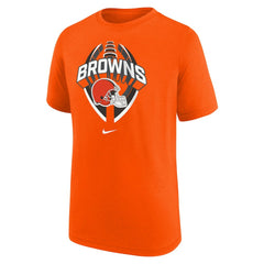 Cleveland Browns Youth Icon Legend T-Shirt - Orange T-shirts