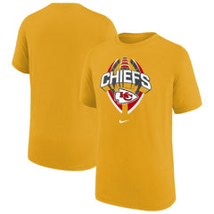 Kansas City Chiefs Youth Icon Legend T-Shirt - Gold T-shirts