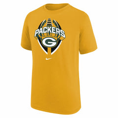 Green Bay Packers Youth Icon Legend T-Shirt - Gold T-shirts
