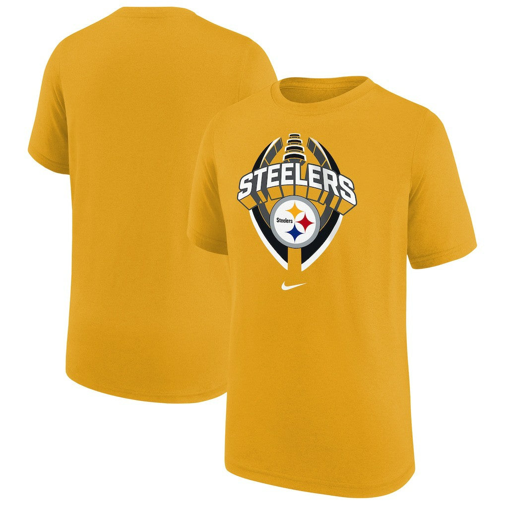 Pittsburgh Steelers Youth Icon Legend T-Shirt - Gold T-shirts