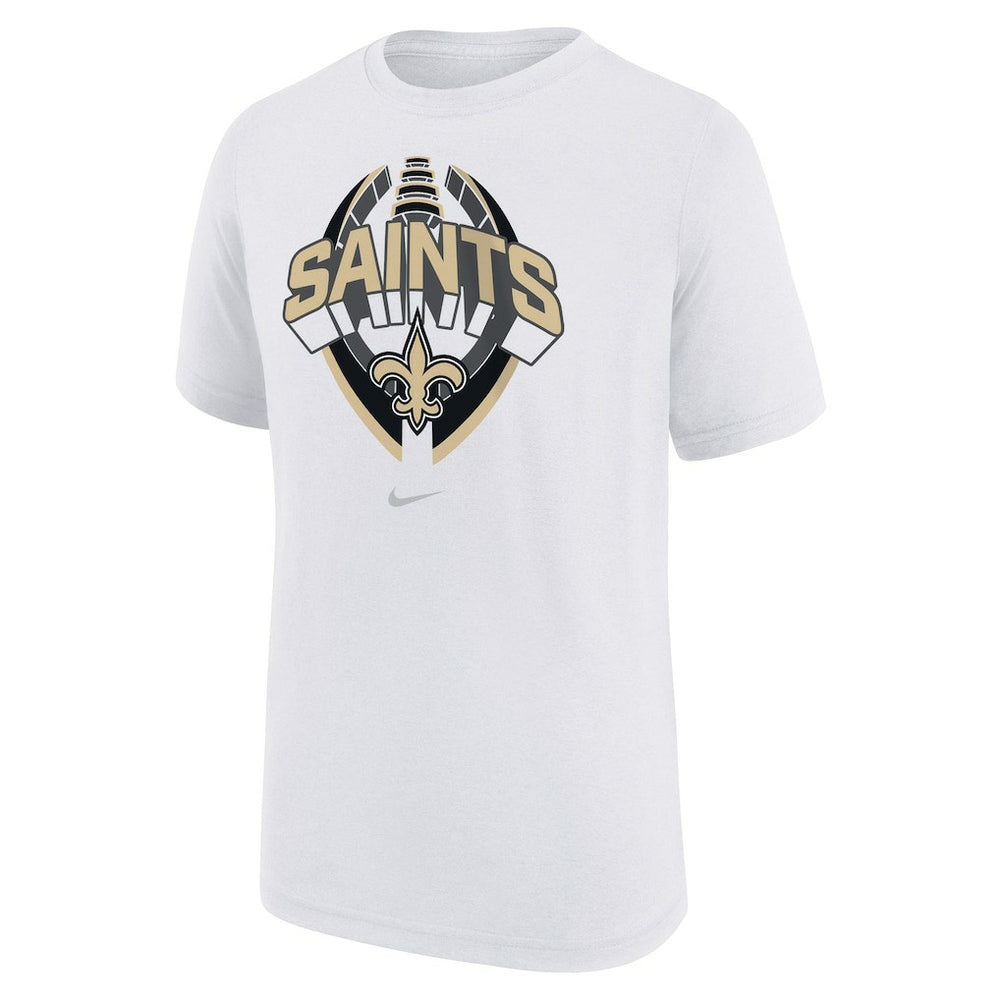 New Orleans Saints Youth Icon Legend T-Shirt - White T-shirts