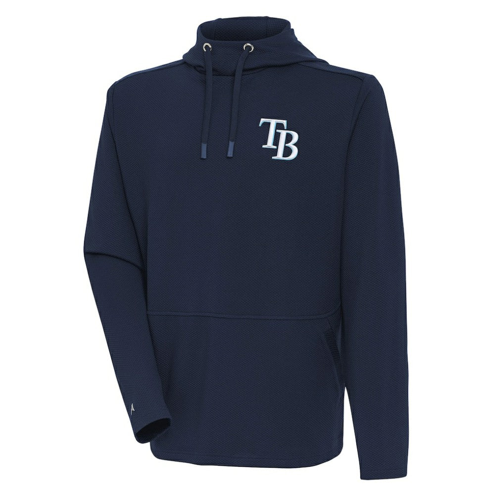 Tampa Bay Rays Antigua Pullover Hoodie - Navy Hoodies