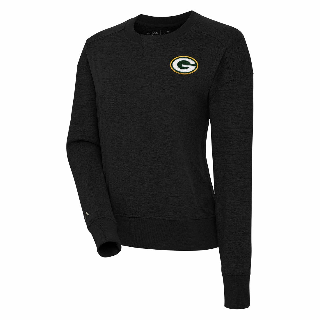 Green Bay Packers Antigua Women's Forward Fleece Pullover Sweatshirt - Black Pullover