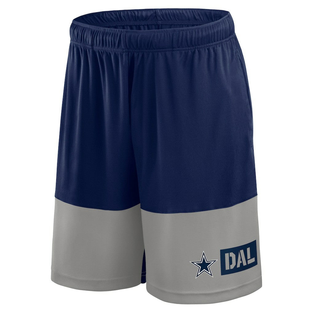 Dallas Cowboys Big & Tall Best of the Best Performance Shorts - Navy/Silver Shorts