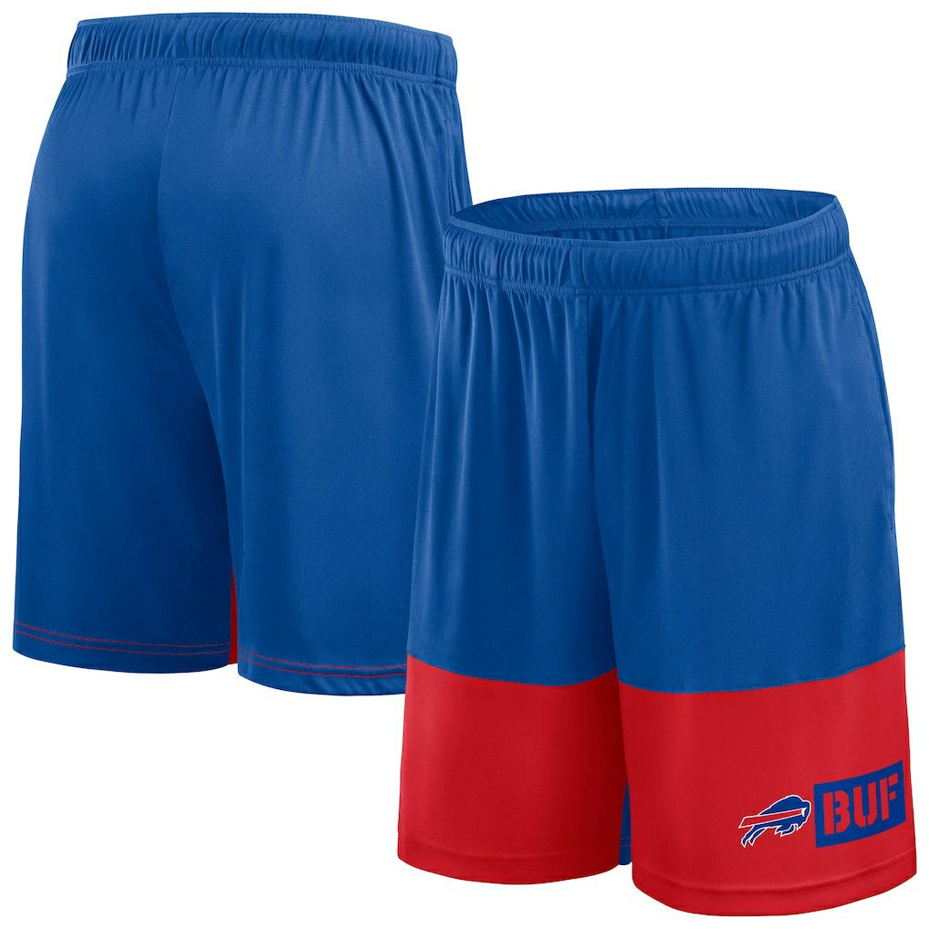 Buffalo Bills Big & Tall Best of the Best Performance Shorts - Royal/Red Shorts