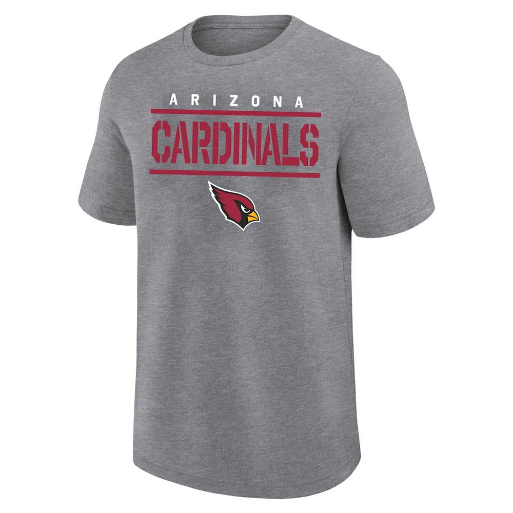 Arizona Cardinals Big & Tall Top Notch T-Shirt - Heather Gray T-shirts