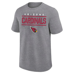 Arizona Cardinals Big & Tall Top Notch T-Shirt - Heather Gray T-shirts