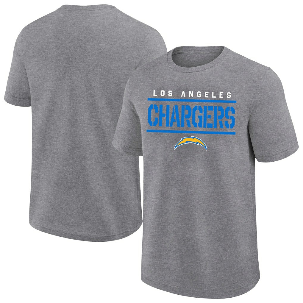 Los Angeles Chargers Big & Tall Top Notch T-Shirt - Heather Gray T-shirts