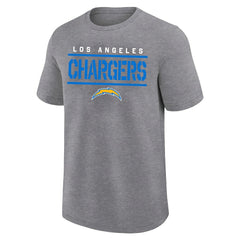 Los Angeles Chargers Big & Tall Top Notch T-Shirt - Heather Gray T-shirts