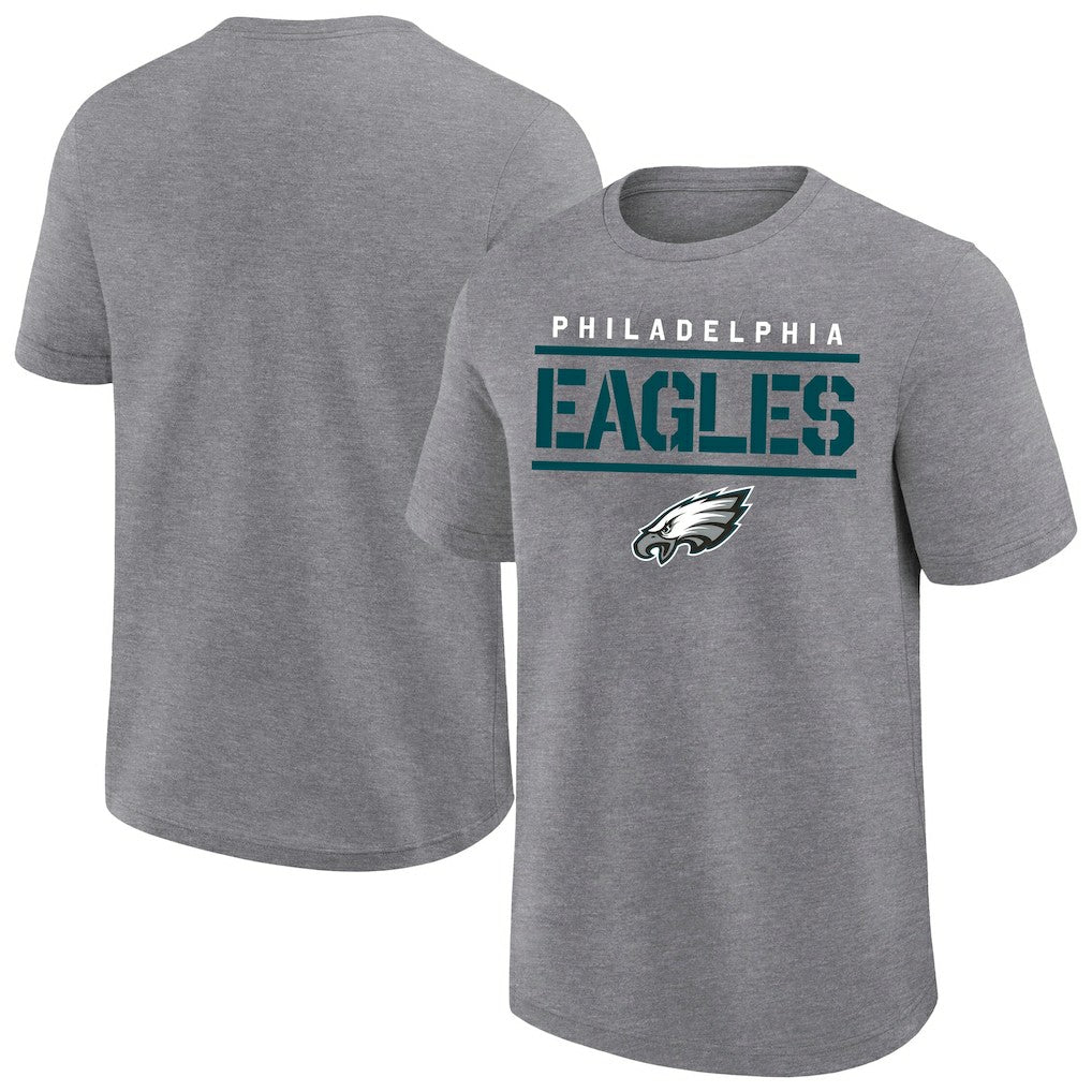 Philadelphia Eagles Big & Tall Top Notch T-Shirt - Heather Gray T-shirts