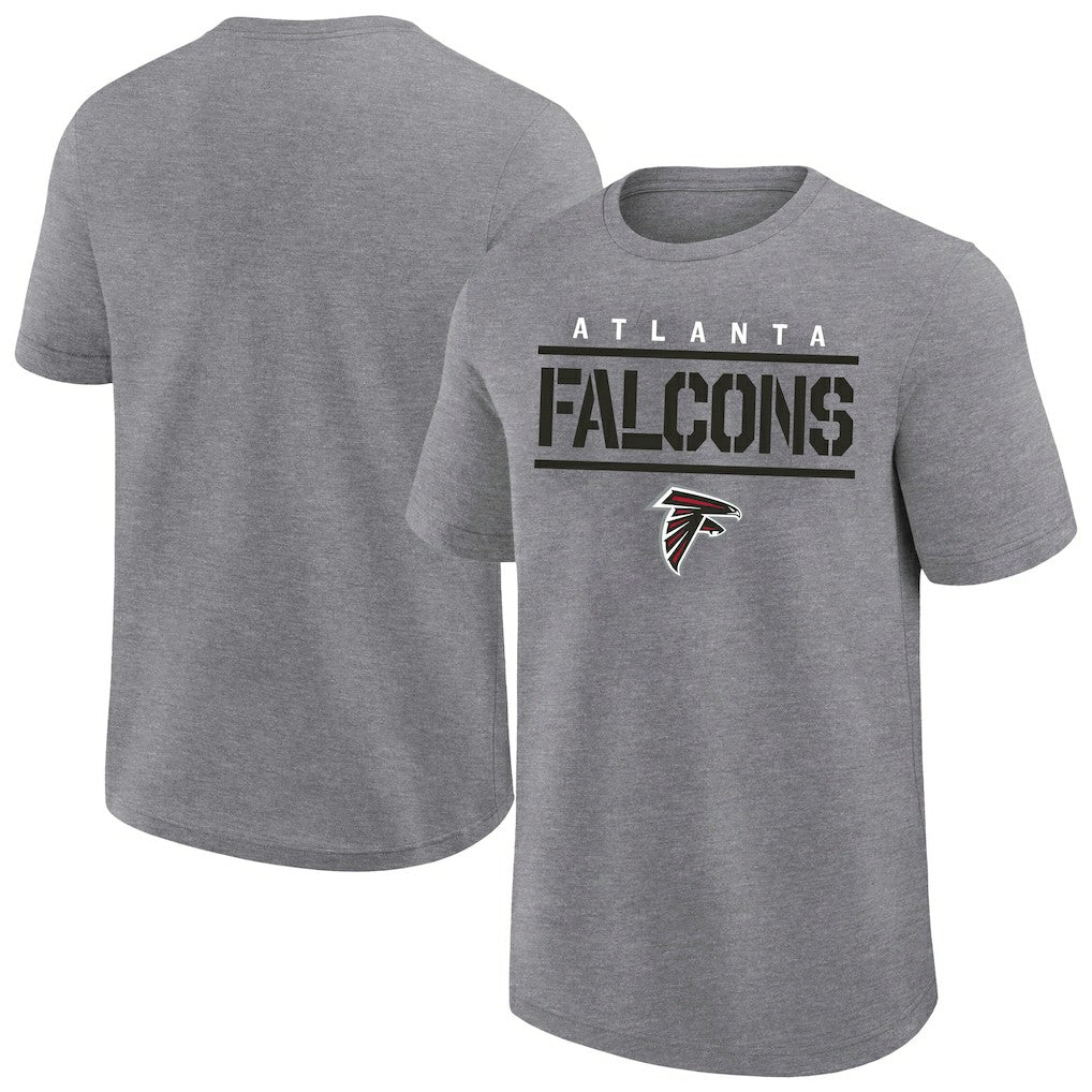 Atlanta Falcons Big & Tall Top Notch T-Shirt - Heather Gray T-shirts