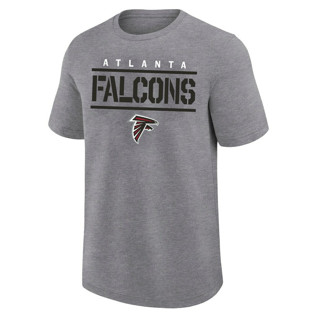 Atlanta Falcons Big & Tall Top Notch T-Shirt - Heather Gray T-shirts