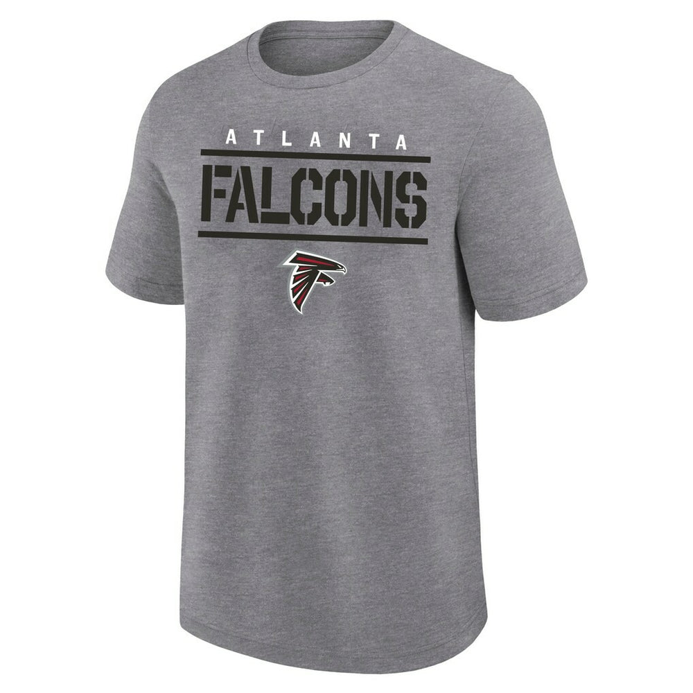 Atlanta Falcons Big & Tall Top Notch T-Shirt - Heather Gray T-shirts