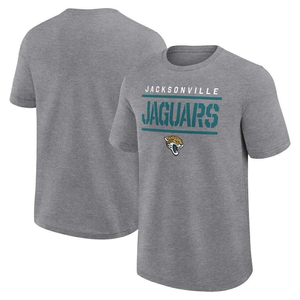 Jacksonville Jaguars Big & Tall Top Notch T-Shirt - Heather Gray T-shirts